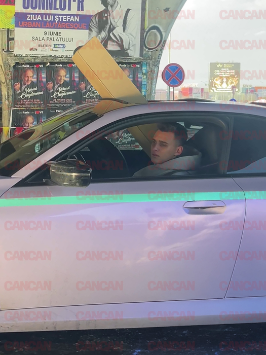 Tonghi a ajustat situația milimetric și a reușit să bage obiectul de mobilier în mașină