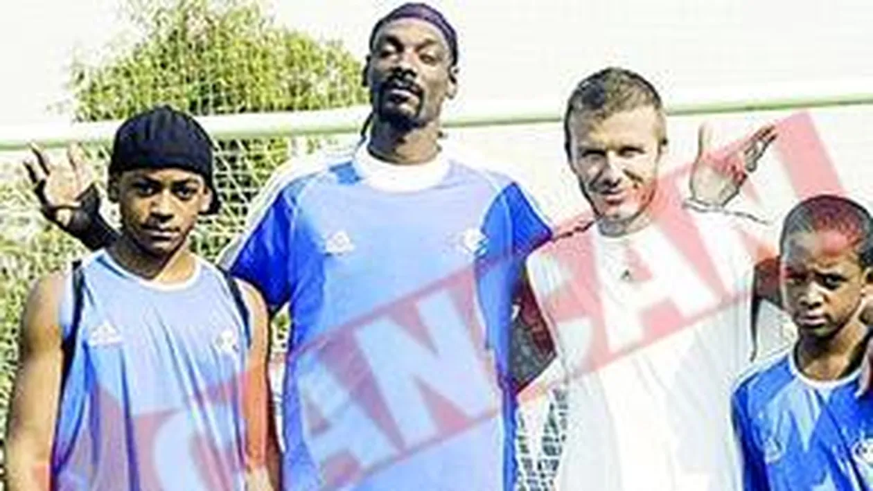 Snoop Dogg a ajuns la mila lui Beckham