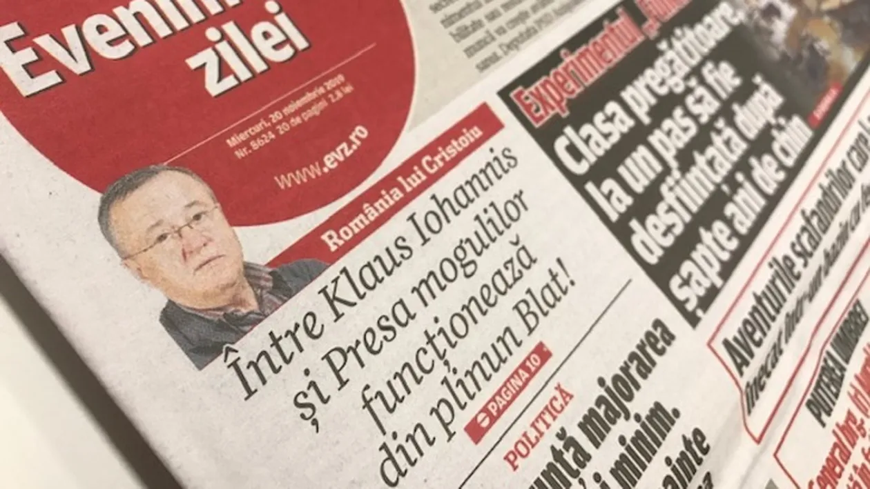 Evenimentul Zilei, schimbare importantă! Dan Andronic: ”Ne extindem în EVZ TV și în EVZ Premium”