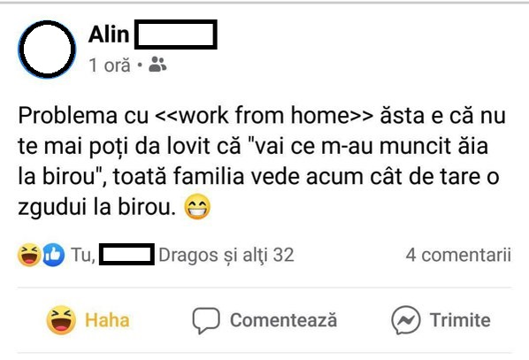 Bancul Zilei | Caz de infecție cu COVID-19 de-a râsu’- plânsu’: “Bă, să stai acolo, la București țeapăn, să nu vii la țară”