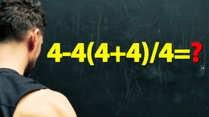 Ești mai inteligent decât un elev de clasa a șaptea? Rezolvă acest test IQ: 4-4(4+4)/4