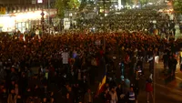 Manifestatia din Piata Universitatii, la un pas sa degenereze in violente!! Vezi ce a starnit nervii protestatarilor!