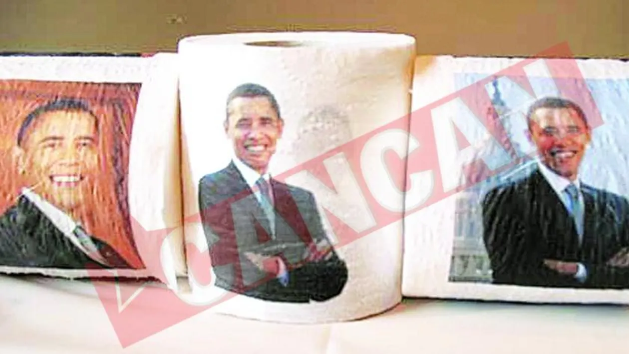 Hartie igienica marca Obama