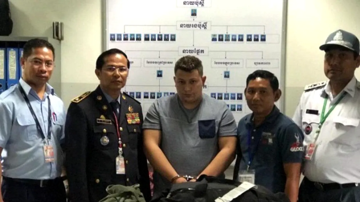 Doi români au fost arestați în Cambodgia pentru trafic de droguri