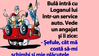 BANC | Bulă intră cu Loganul în service: Șefule, cât mă costă să-mi schimbi plăcuțele de frână?