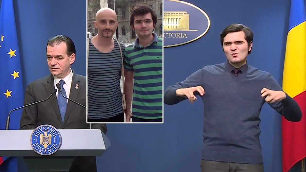 Surpriză uriașă! Cine e de fapt Bogdan Anicescu, interpretul pentru surdo-muți ai conferințelor MAI. Lucrează la Kanal D și...