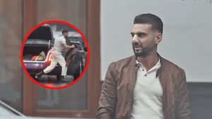 Dorian Popa, bandajat la nas, pe “pilot automat”! A lăsat Huracan-ul în garaj și a făcut “hâtz” cu Rolls-ul prin oraș