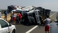 Accident pe autostrada Soarelui. Circulaţia a fost deviată