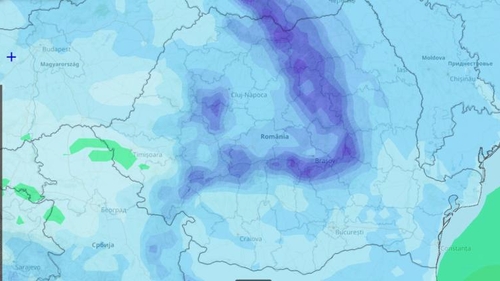 HARTA gerului în următoarele două zile. Anunţul meteorologilor: Vom avea un prim episod de iarnă autentică!