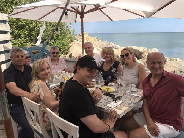 Mircea Lucescu a împlinit 72 de ani. A petrecut cu Andreea Esca şi George Copos. Ce fotografie a postat prezentatoarea TV