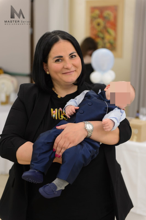 Mihaela Ghibirdic locuiește în Italia, unde s-a recăsătorit și a adus pe lume doi copii foto: arhivă personală