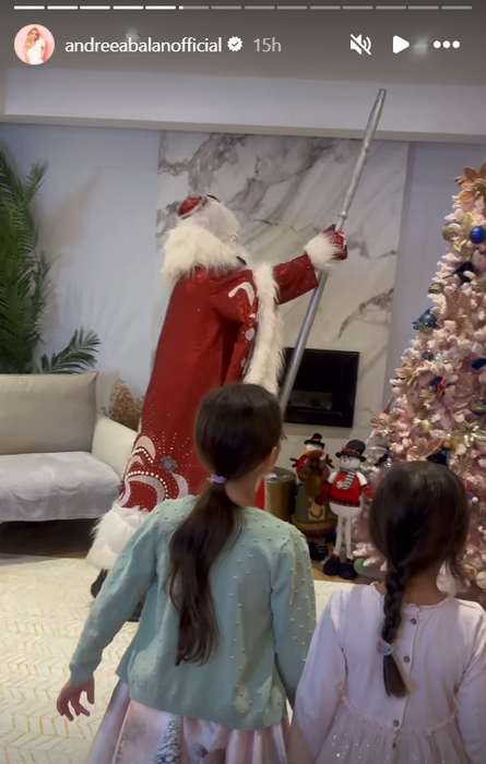Andreea Bălan a sărbătorit Crăciunul în familie / Foto: Captură Video Instagram