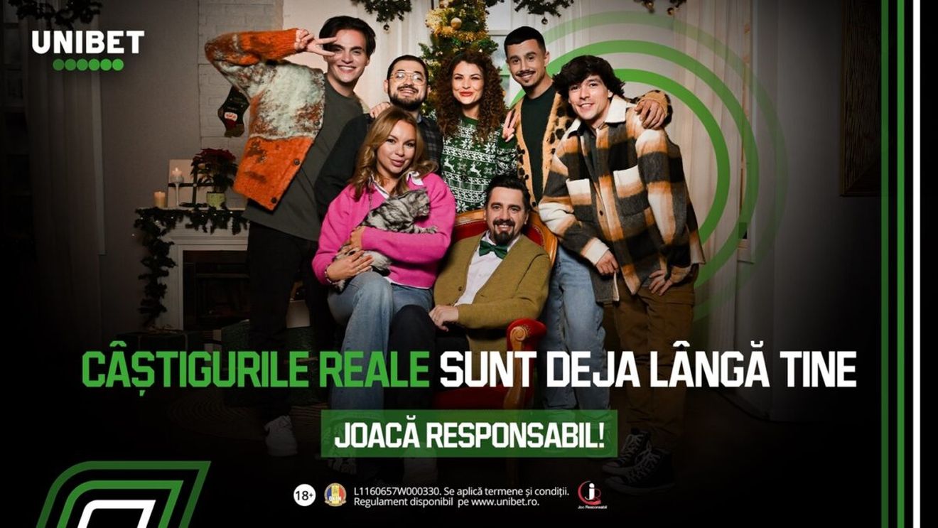 (P) Unibet lansează campania „Câștiguri Adevărate” - cu Cosmin Natanticu drept ambasador al sărbătorilor autentice