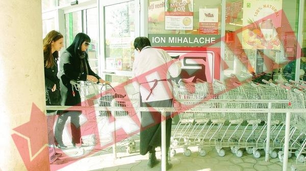 Taxa pentru carucioare in Supermarketuri