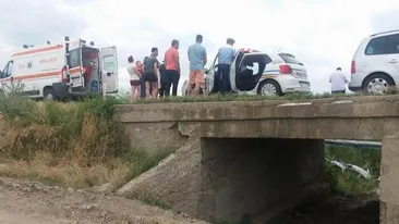 Accident grav în Galaţi! Un şofer şi-a pierdut viaţa după ce a plonjat cu maşina în canal!
