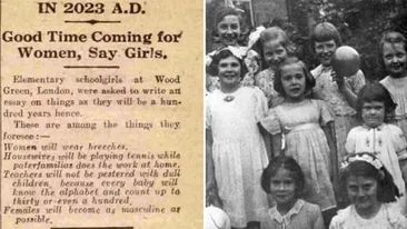 Chiar există călătoria în timp? O elevă din anul 1923 a prezis cu exactitate ce se va întâmpla în 2023