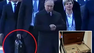 Așa arată servieta nucleară a lui Vladimir Putin! Care e butonul care poate declanșa Al Treilea Război Mondial