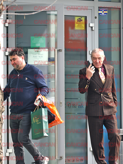 Gigi Becali a ieșit de la CEC Bank