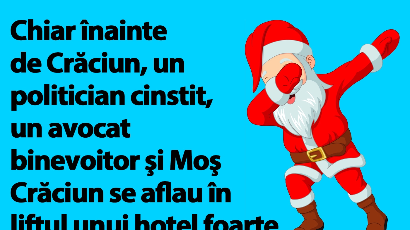 BANC | Moș Crăciun, politicianul cinstit și avocatul binevoitor