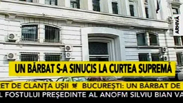 Un barbat s-a spanzurat la Inalta Curte de Casatie si Justitie! Era acuzat de pedofilie! Violase fetita de 9 ani a unui prieten