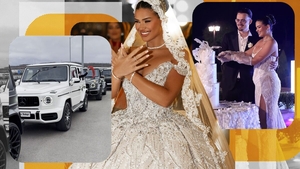 Nebunie de nuntă în Albania! Așa ceva n-ai mai văzut! S-a măritat Miss Universe Kosovo, uluitor ce scrie pe bolizii invitaților!