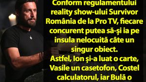 BANCUL ZILEI | Bulă participă la Survivor România de la Pro TV