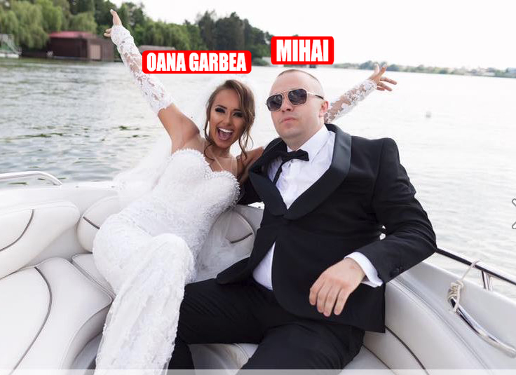 Oana Gârbea, alături de fostul soț, Mihai
