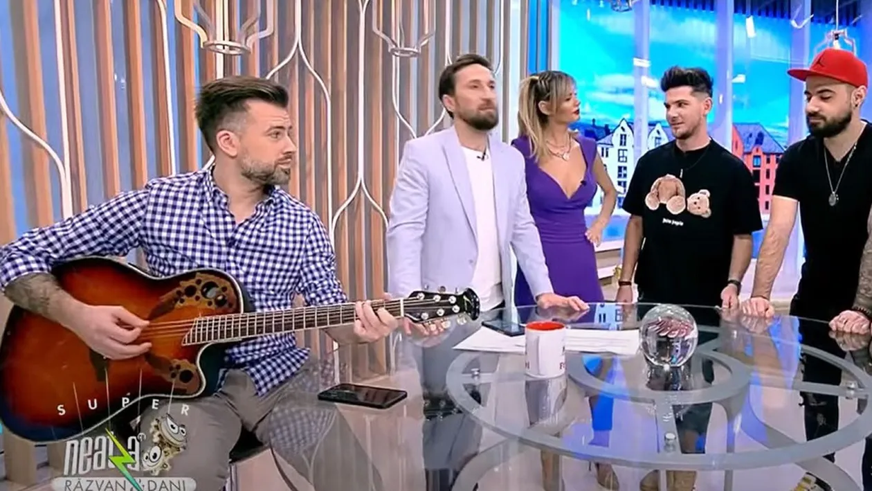 Ramona Olaru și Cuza, “înțepături” acide în direct, la Antena 1! Gestul surprinzător făcut de cântăreț față de fosta iubită | VIDEO