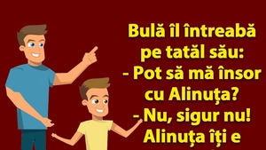 BANC | Bulă vrea să se însoare cu Alinuța. Dar există o problemă!