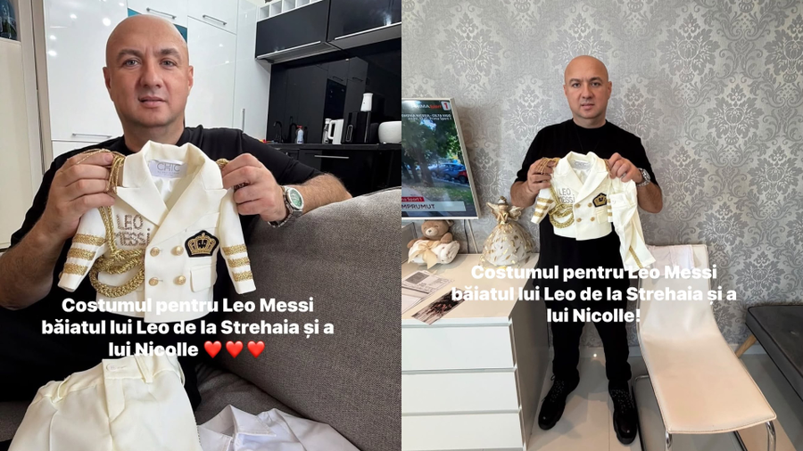 Leo de la Strehaia a ales numele bebelușului