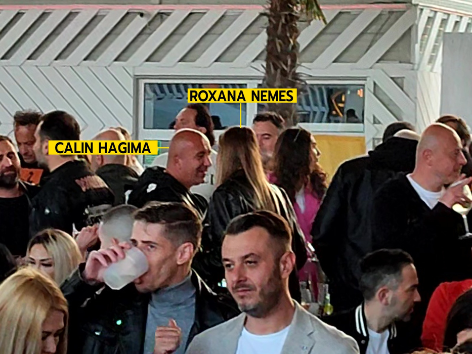 Roxana Nemeș și soțul ei, Călin Hagima, s-au distrat în Loft Mamaia, de 1 Mai (Foto: CANCAN.RO)