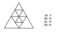 Test de inteligență | Câte triunghiuri sunt, în total, în această imagine: 9, 13, 17 sau 15?