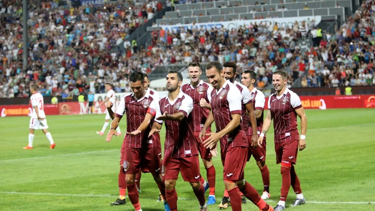 CFR Cluj câștigă pe terenul Viitorului și redevine lider în play-off!