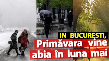 Anunț trist făcut de meteorologii Accuweather: În București, primăvara vine abia în luna mai