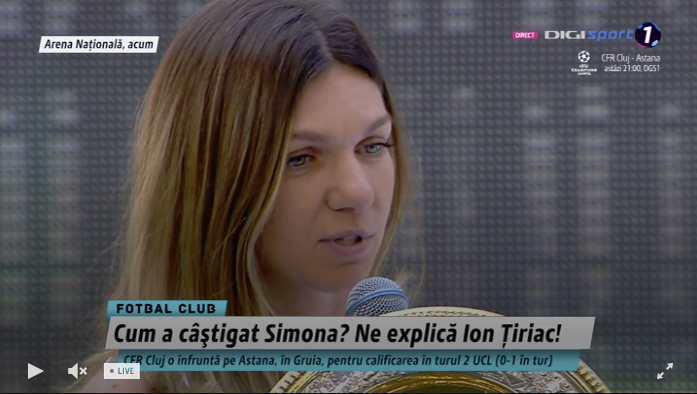 Simona Halep și-a prezentat trofeul Wimbledon 2019 pe Arena Națională: ”Vreau un milion de copii!” Primele imagini de la eveniment