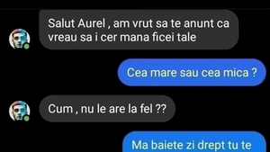 Bancul de 1 Martie | "Sunt Aurel și vreau să-i cer mâna fiicei tale"
