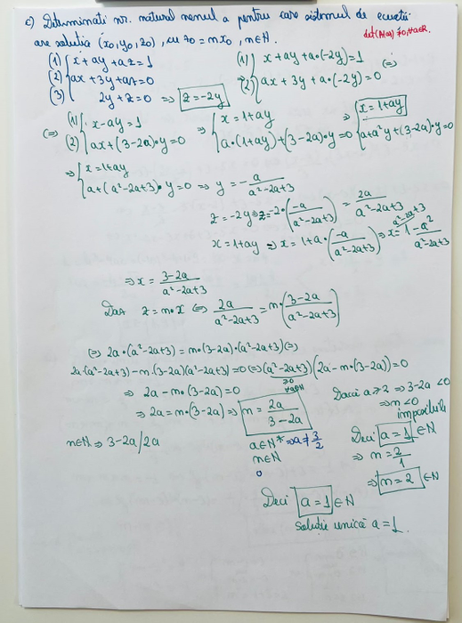 Subiectul II la Matematică, specializarea Mate-Info