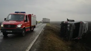 Grav accident de circulație în Brăila. Două persoane au murit pe loc