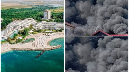Intoxicație cu fum într-un hotel din Olimp. ISU Constanța a activat planul roșu de intervenție VIDEO