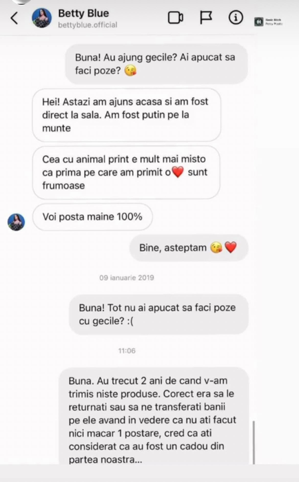 Fiica lui Florin Salam a reacționat după ce a fost acuzată că a „țepuit” o firmă de haine! „Dacă e vorba de bani… le dau dublu”