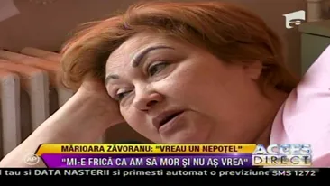 Marioara Zavoranu sta de mai bine de patru zile in spital: Vreau sa slabesc, sa ma ingrijesc, sa ma fac frumoasa!