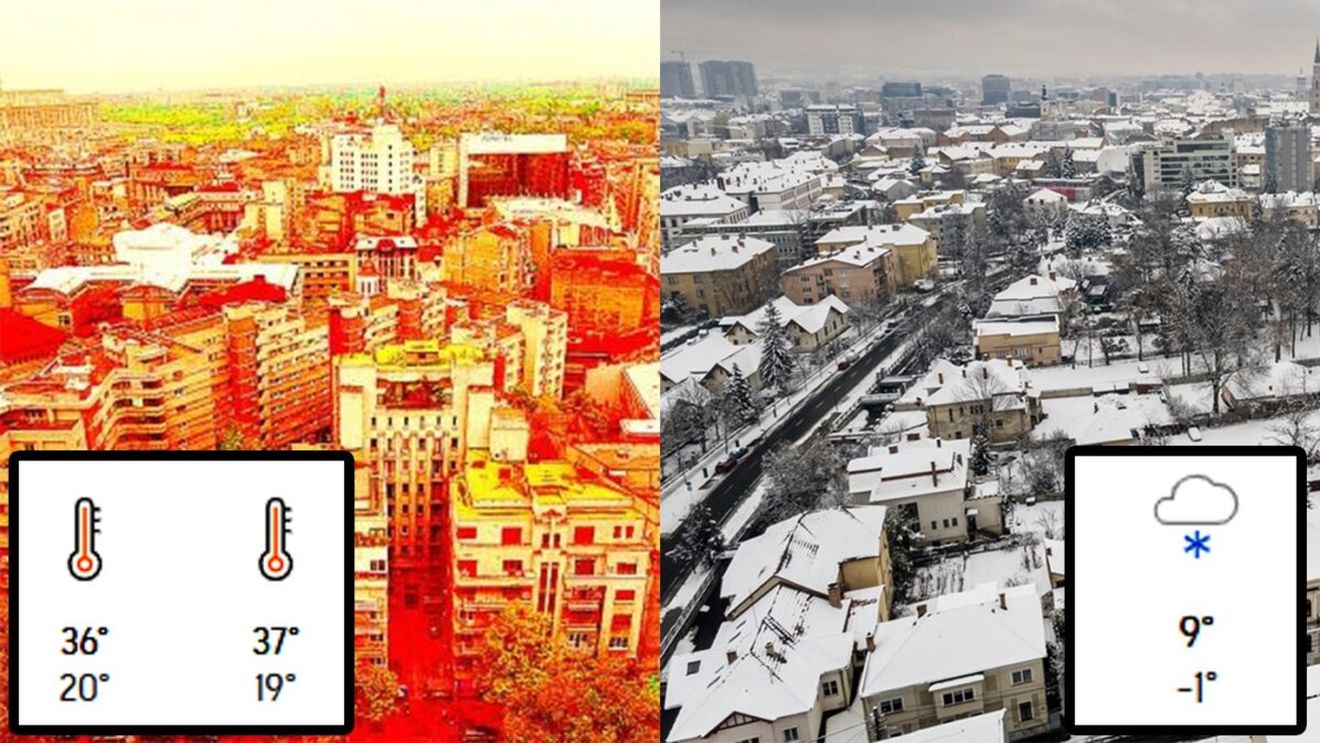 Caniculă și ninsori în septembrie 2025. Meteorologii Accuweather anunță o lună cum n-a mai fost în România