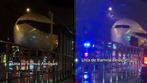 Cum a ajuns, de fapt, avionul viral pe linia de tramvai, în București? Explicația autorităților