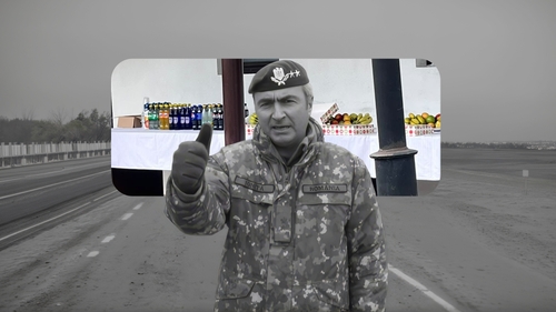Ce a pus familia la intrarea în capelă, la priveghiul generalului Dorin Ioniță. Avem imaginile