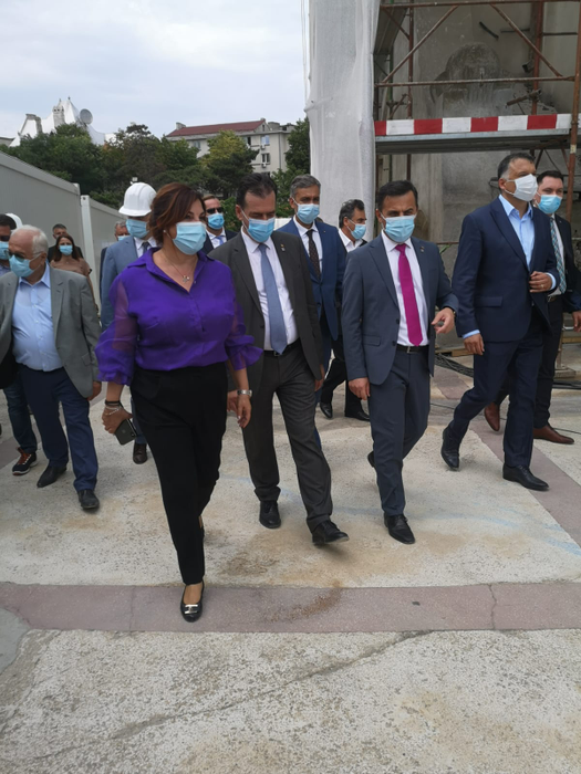 Ludovic Orban a vizitat șantierul de reabilitare a Cazinoului din Constanța. Lucrările de consolidare și restaurare, un proiect de anvergură al CNI