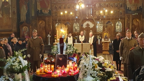 Mesajul cutremurător scris de soția lui Mihai Constantinescu pe panglica funerară, la căpătâiul regretatului artist