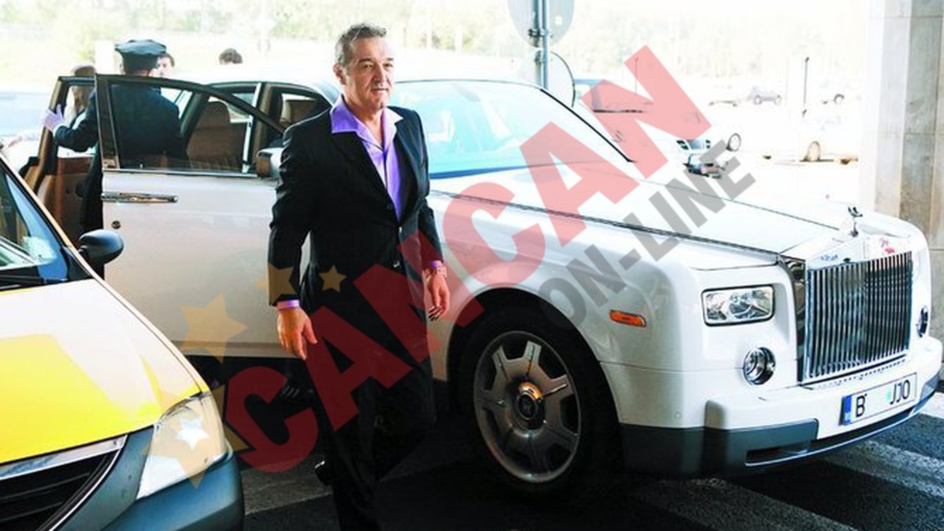 Un barosan rural si-a facut mendrele in Rolls-ul lui Gigi Becali