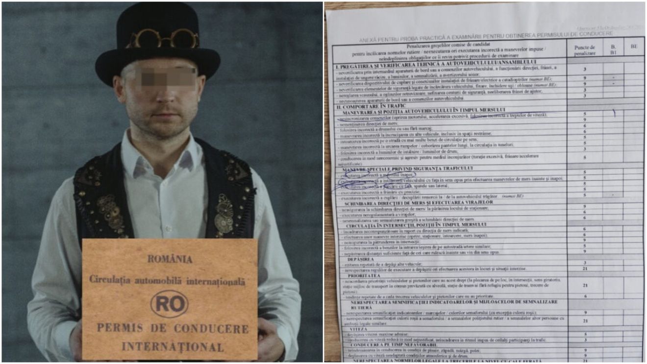 El este Houdini al examenului auto. Trucul de „magie” prin care a încercat să-și obțină permisul de conducere l-ar putea trimite în spatele gratiilor