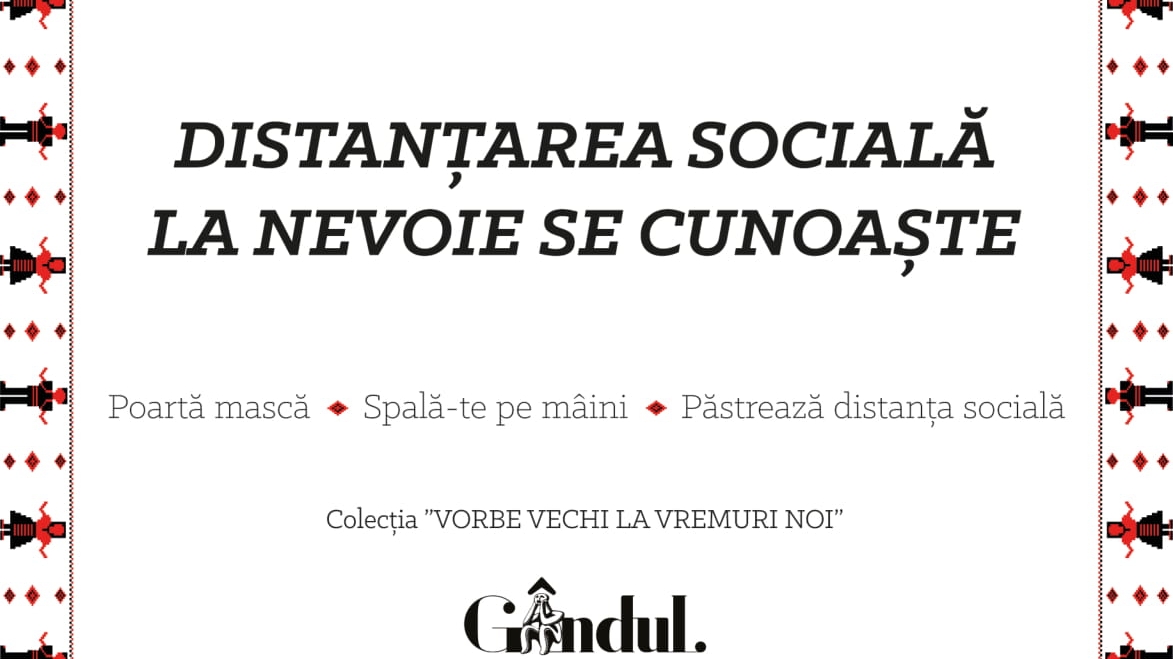 Grupul Gândul lansează o campanie outdoor de conștientizare a purtării măștilor în contextul pandemiei de Covid-19