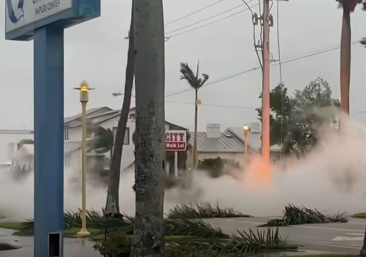 Uraganul Ian a lovit Florida. Sursă foto: Captură video